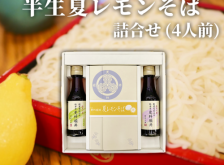 半生夏レモン詰合せ（そば4箱8人前、つゆ2本4人前）